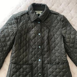 Burberry Quilted Jacket - Olive Green M